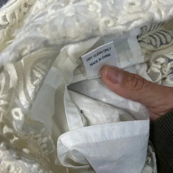 Sea Ny Jacquard Strapless Cocktail Dress Size 8 Formal Event Bridal Event Ivory - Picture 9 of 9